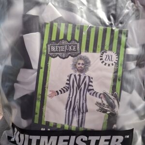 Beetlejuice Kids Costume - Black and White